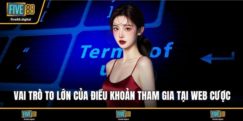 Vai trò to lớn của điều khoản tham gia tại web cược